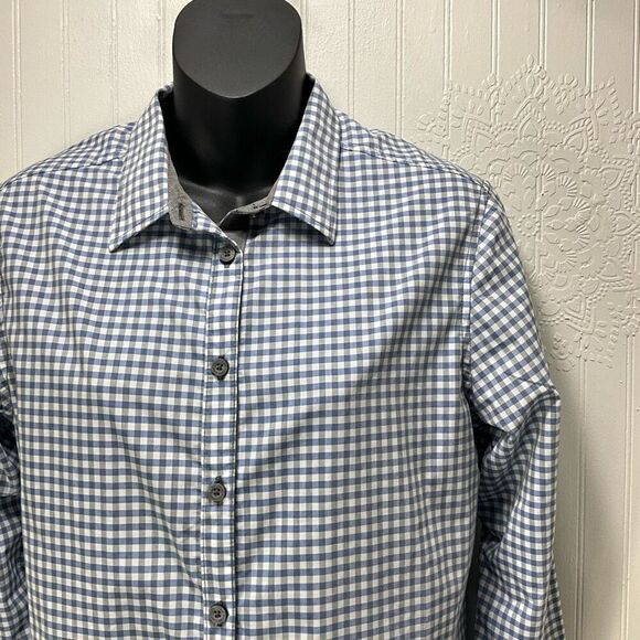 CHEF WORKS Urban Collection Gingham Dress Shirt - Picture 2 of 4